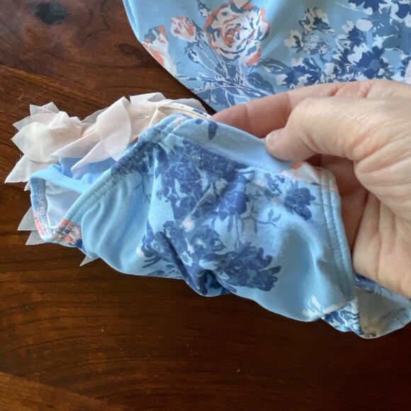 Cheeky Plum Girls Petal‎ Swimsuit - Sz. 4T - Picture 2 of 4